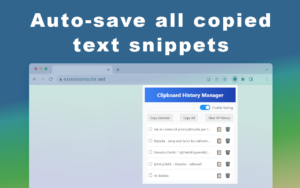 Best Chrome Extension for Clipboard History Management